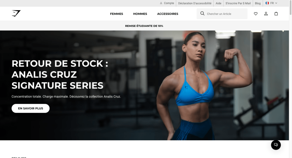 Site e-commerce sport